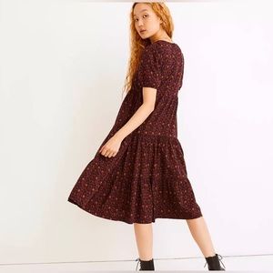 Madewell Tiered Aidy Midi Dress